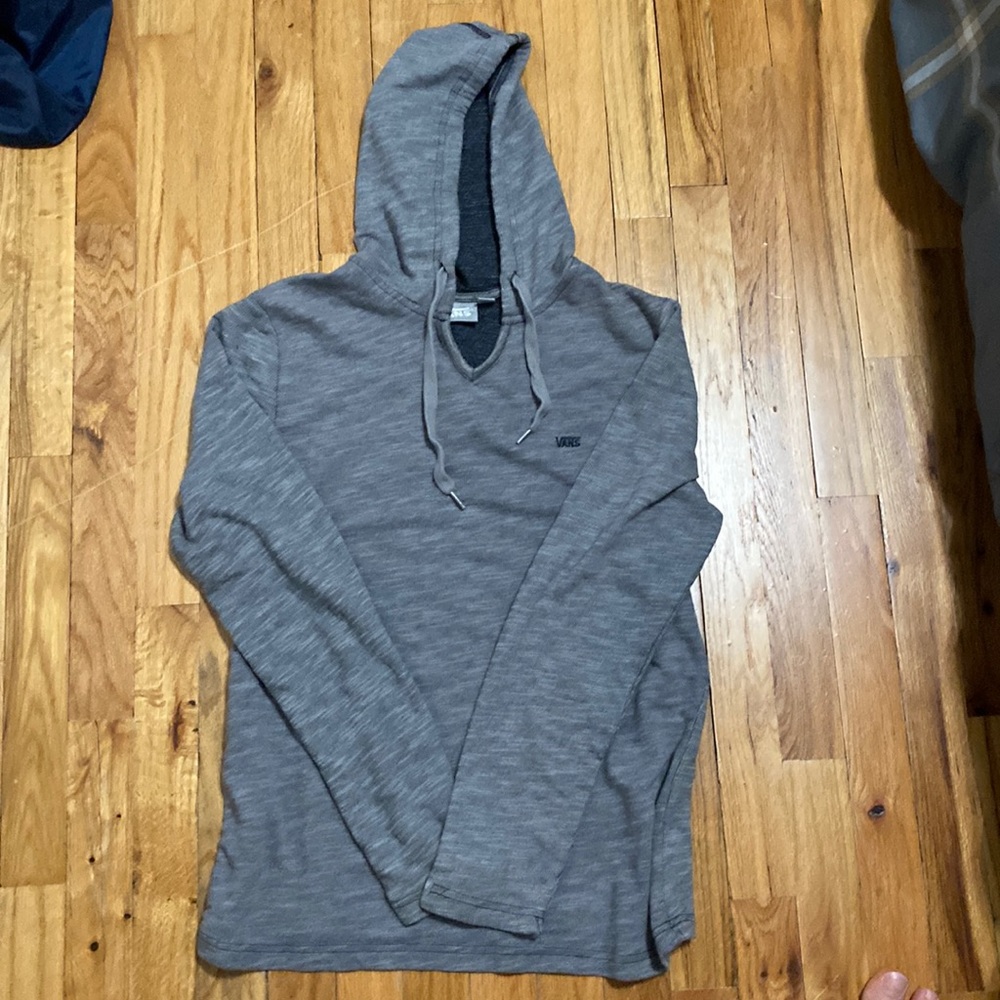 Vans long sleeve hooded shirt